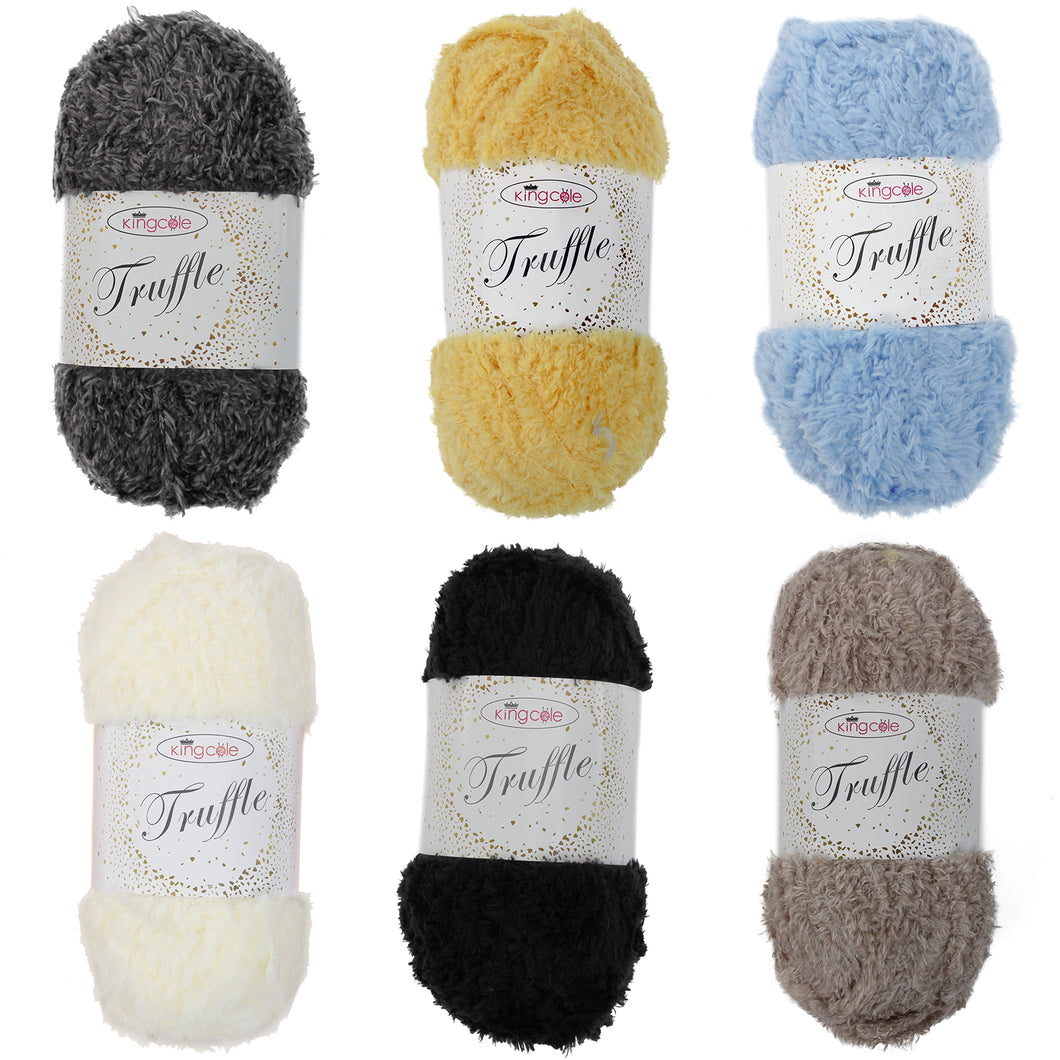 King Cole TRUFFLE Knitting Yarn / Wool - 100g Ball -  Mocha - 4370