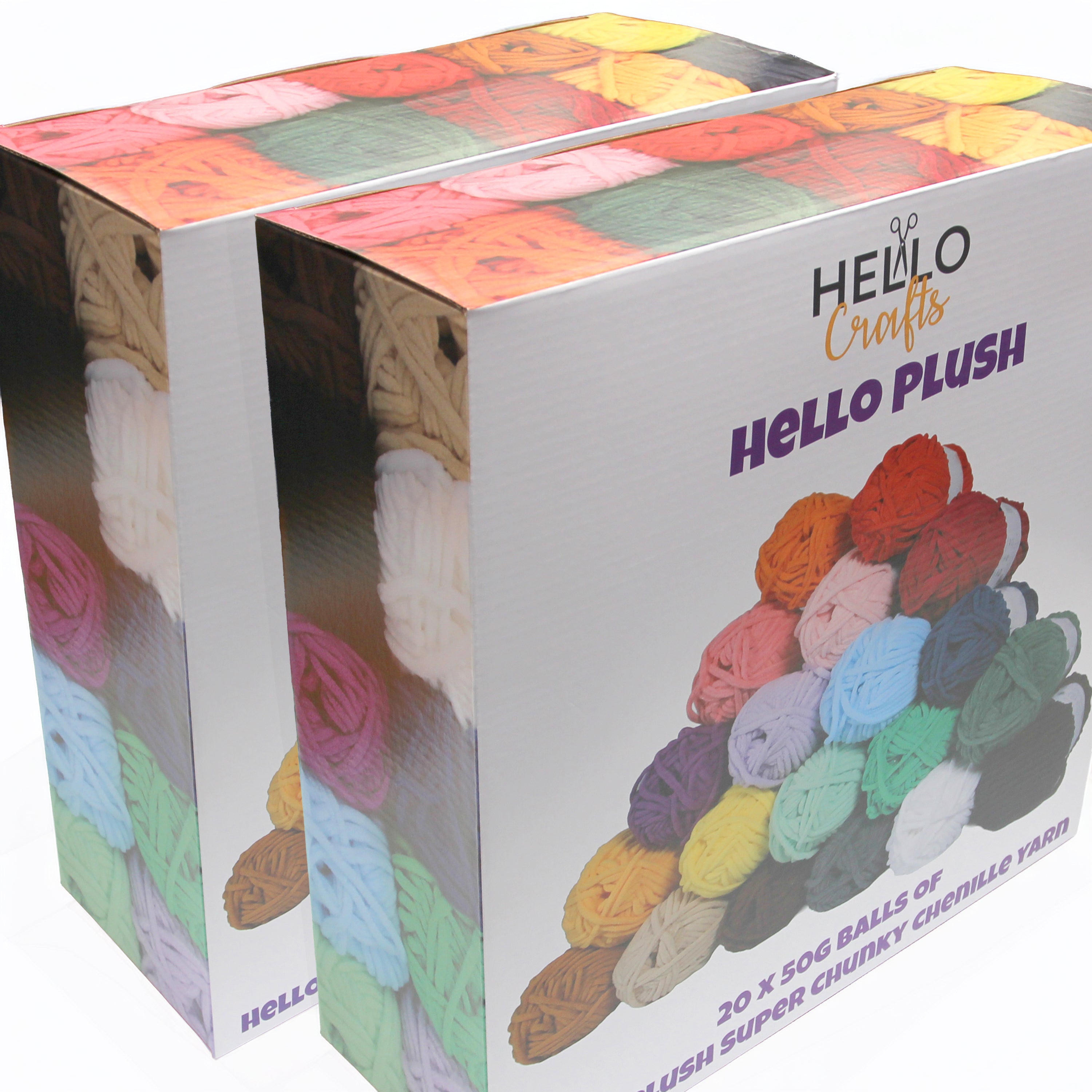 Hello Plush Chenille Box