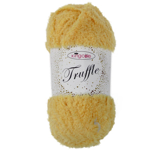 King Cole TRUFFLE Knitting Yarn / Wool - 100g Ball -  Yellow - 4374