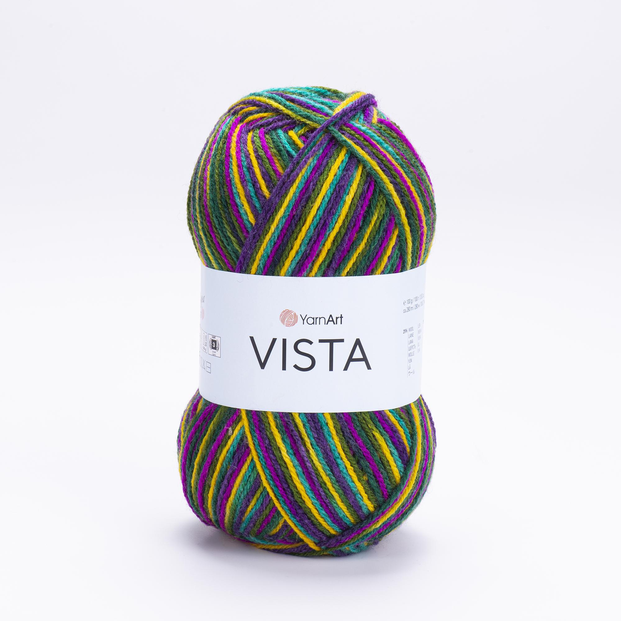 Yarn Art Vista / 100g Double Knit 25% Wool -75% Acrylic