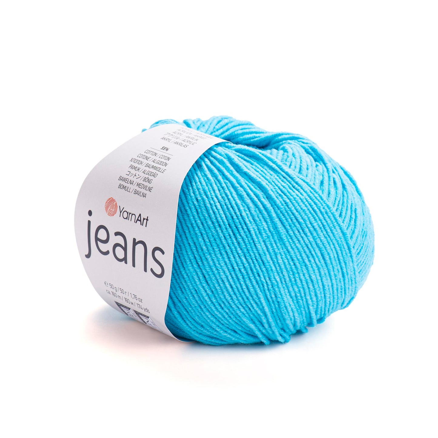 Yarn Art - JEANS - 55% Cotton ? 45% Acrylic, 160m Knitting and Crochet Yarn