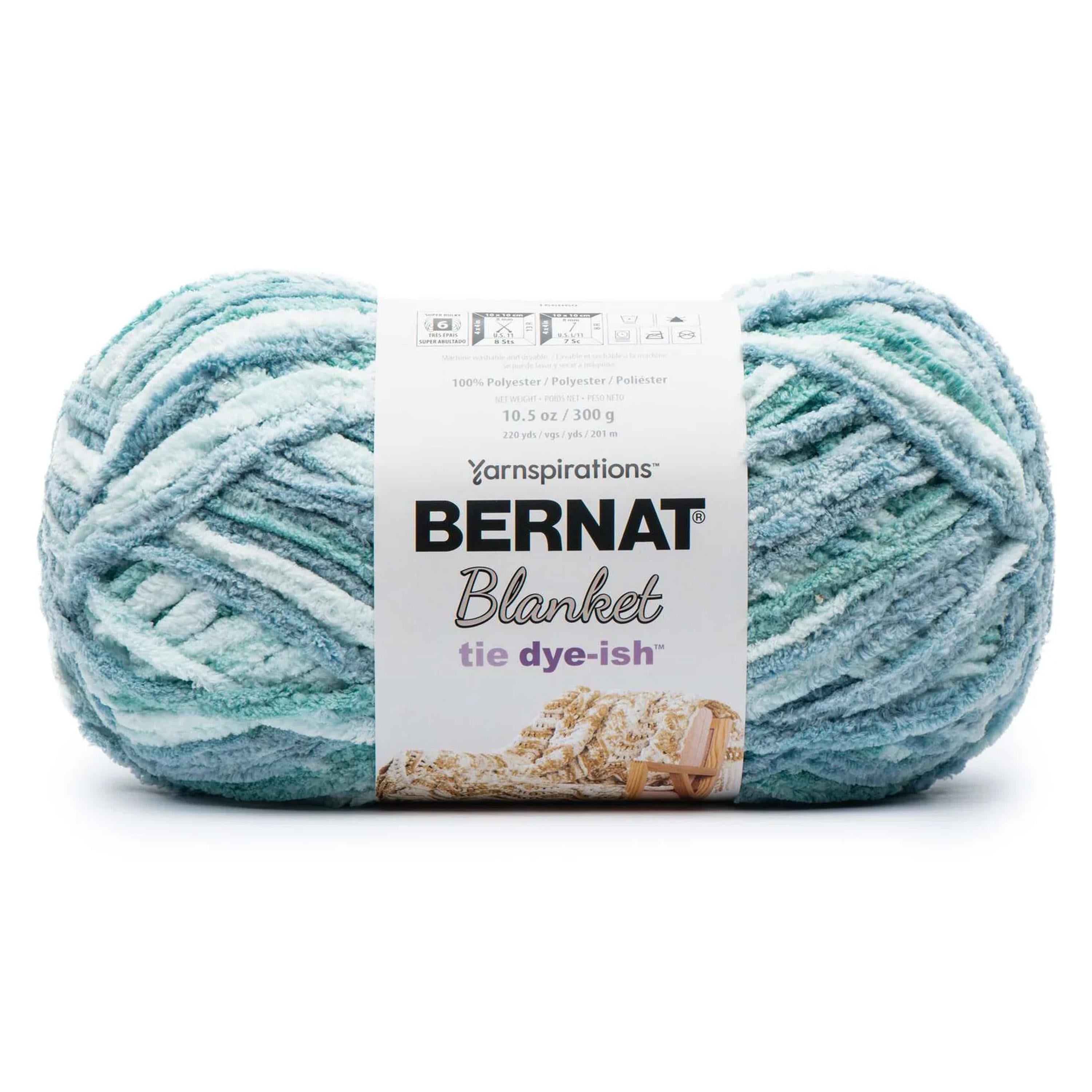 Bernat Blanket Yarn Tie Dye-ish
