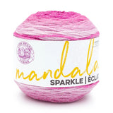 Lion Brand Mandala® Sparkle Yarn - 100g - 300m - 98% Acrylic - 2% Metallic Polyester