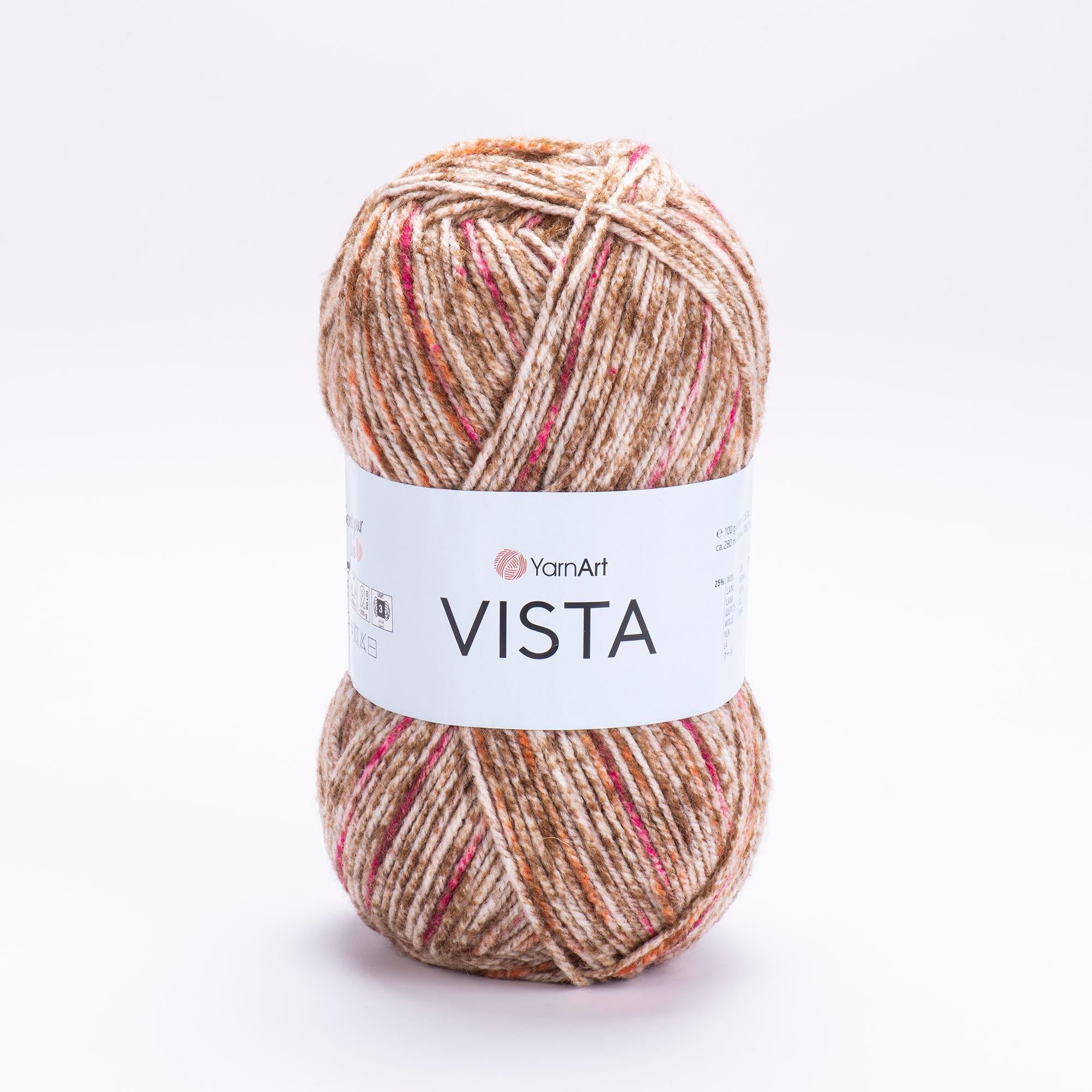 Yarn Art Vista / 100g Double Knit 25% Wool -75% Acrylic
