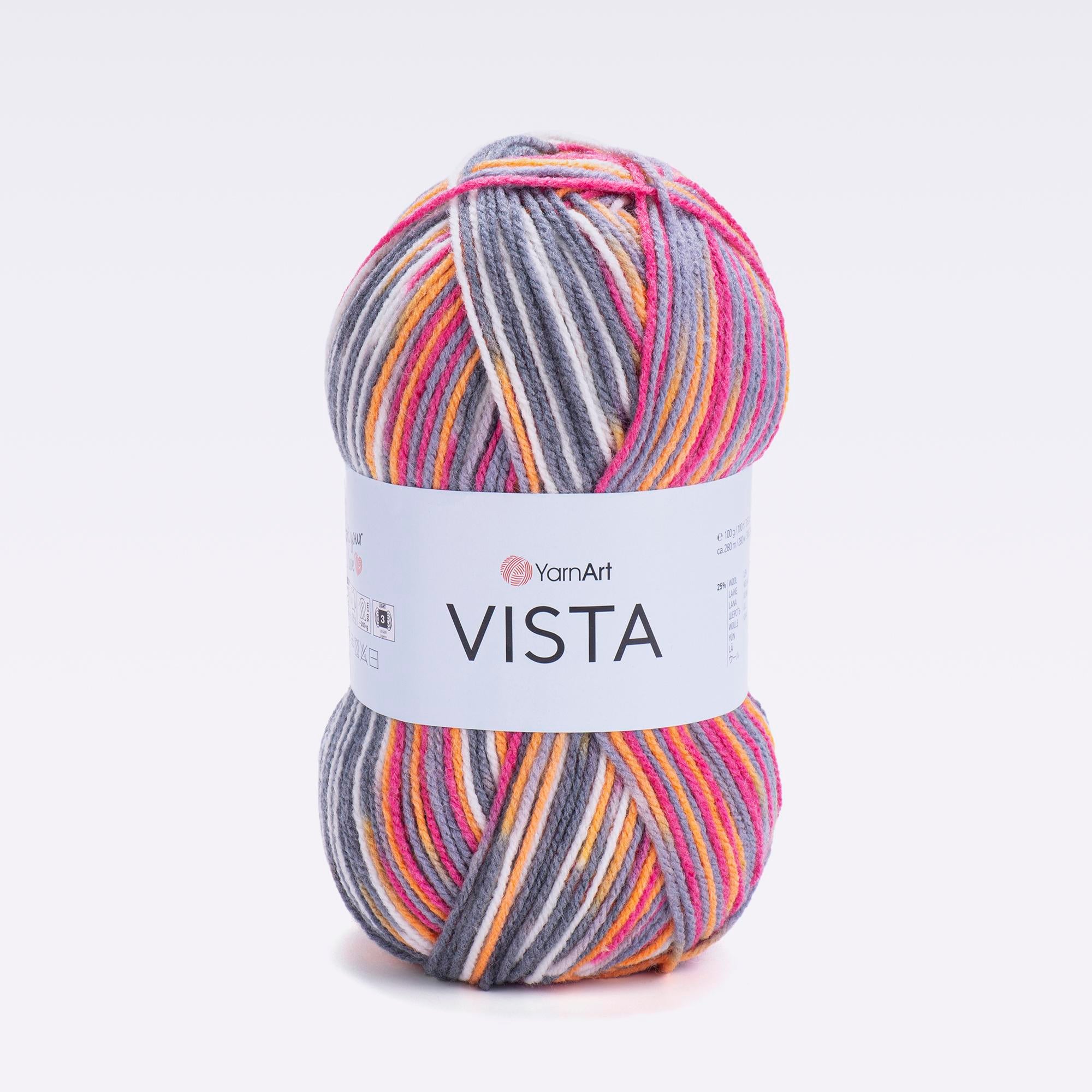 Yarn Art Vista / 100g Double Knit 25% Wool -75% Acrylic