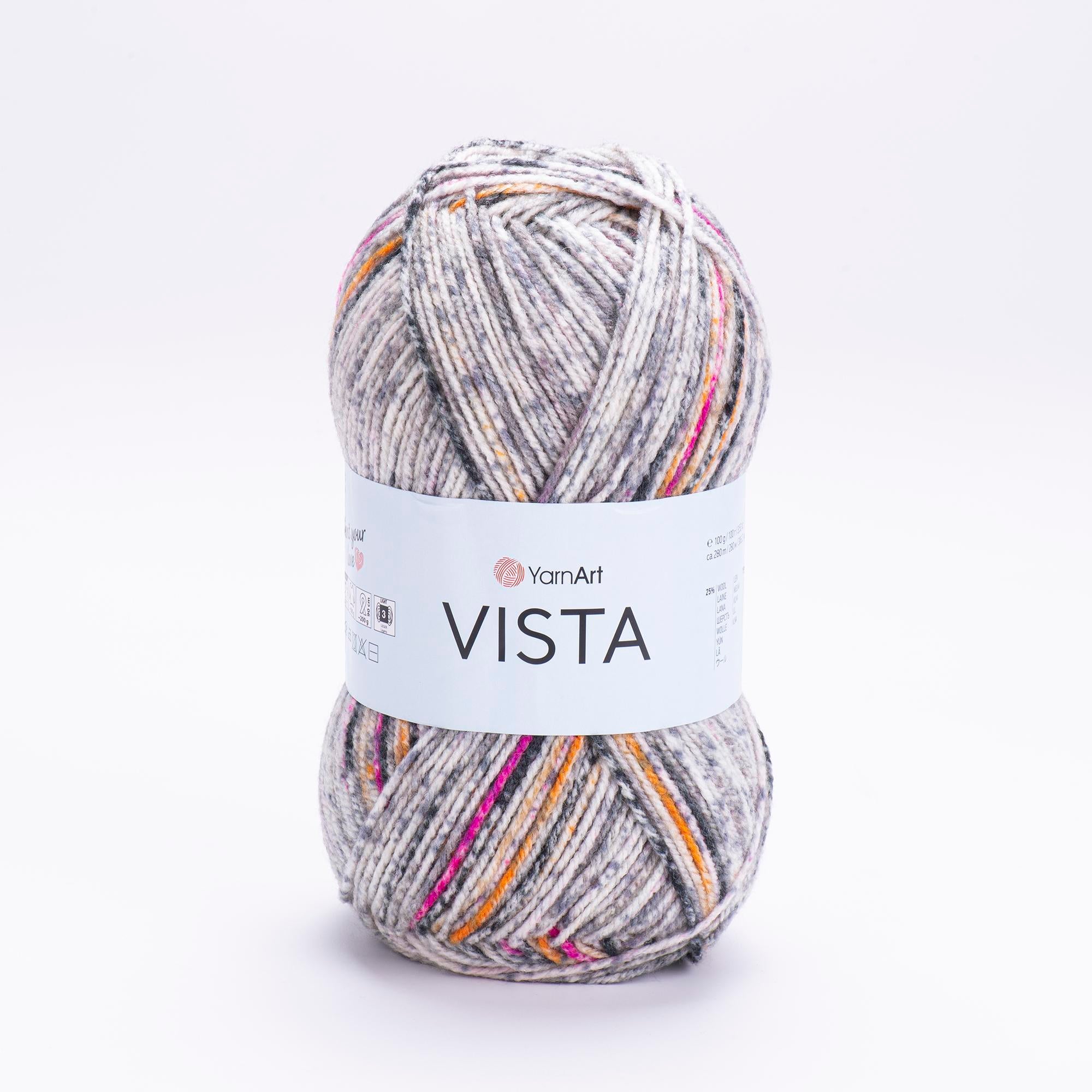 Yarn Art Vista / 100g Double Knit 25% Wool -75% Acrylic