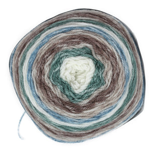 King Cole YARN CAKES HARVEST DK Knitting Yarn - Babbling Brook