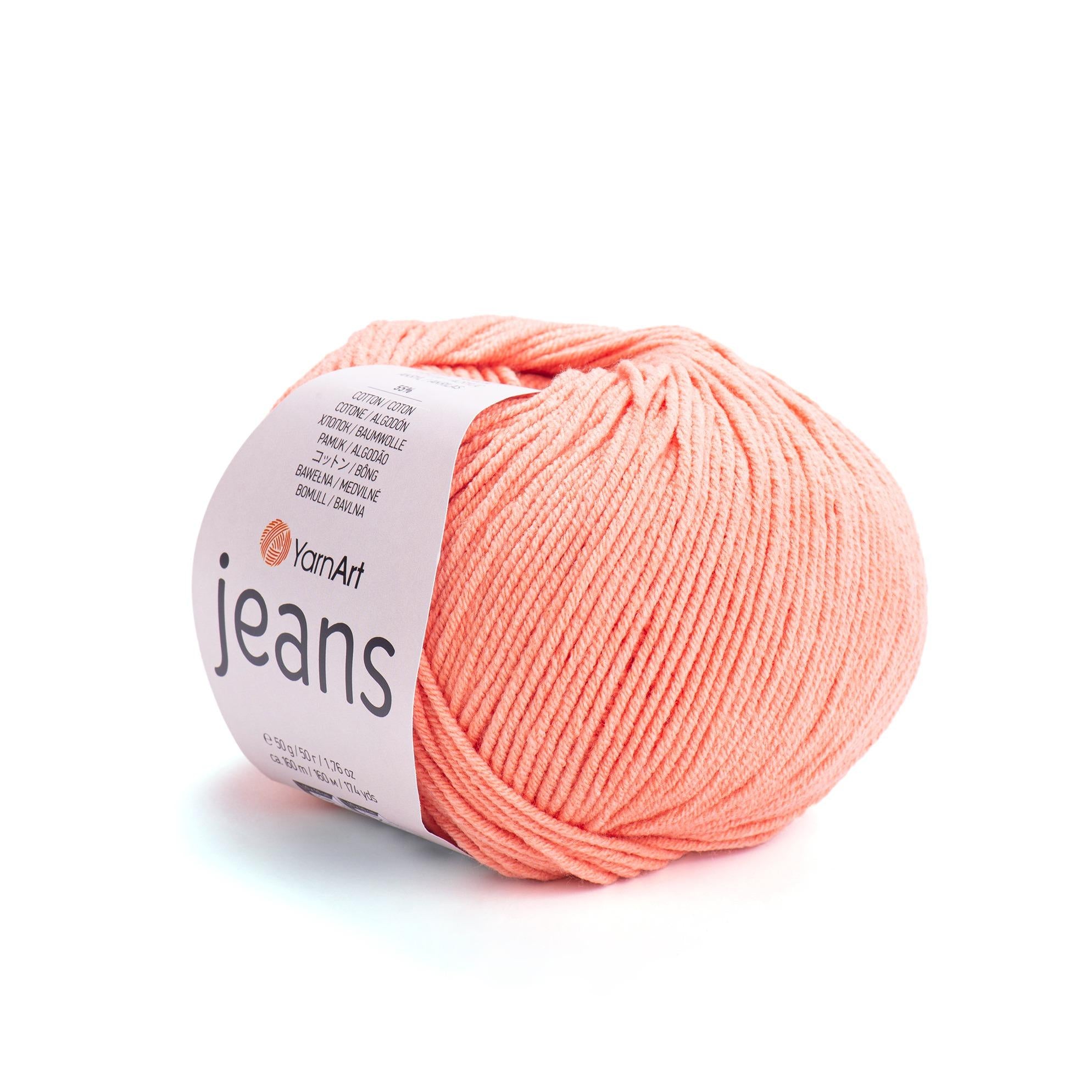 Yarn Art - JEANS - 55% Cotton 45% Acrylic, 160m Knitting and Crochet Yarn