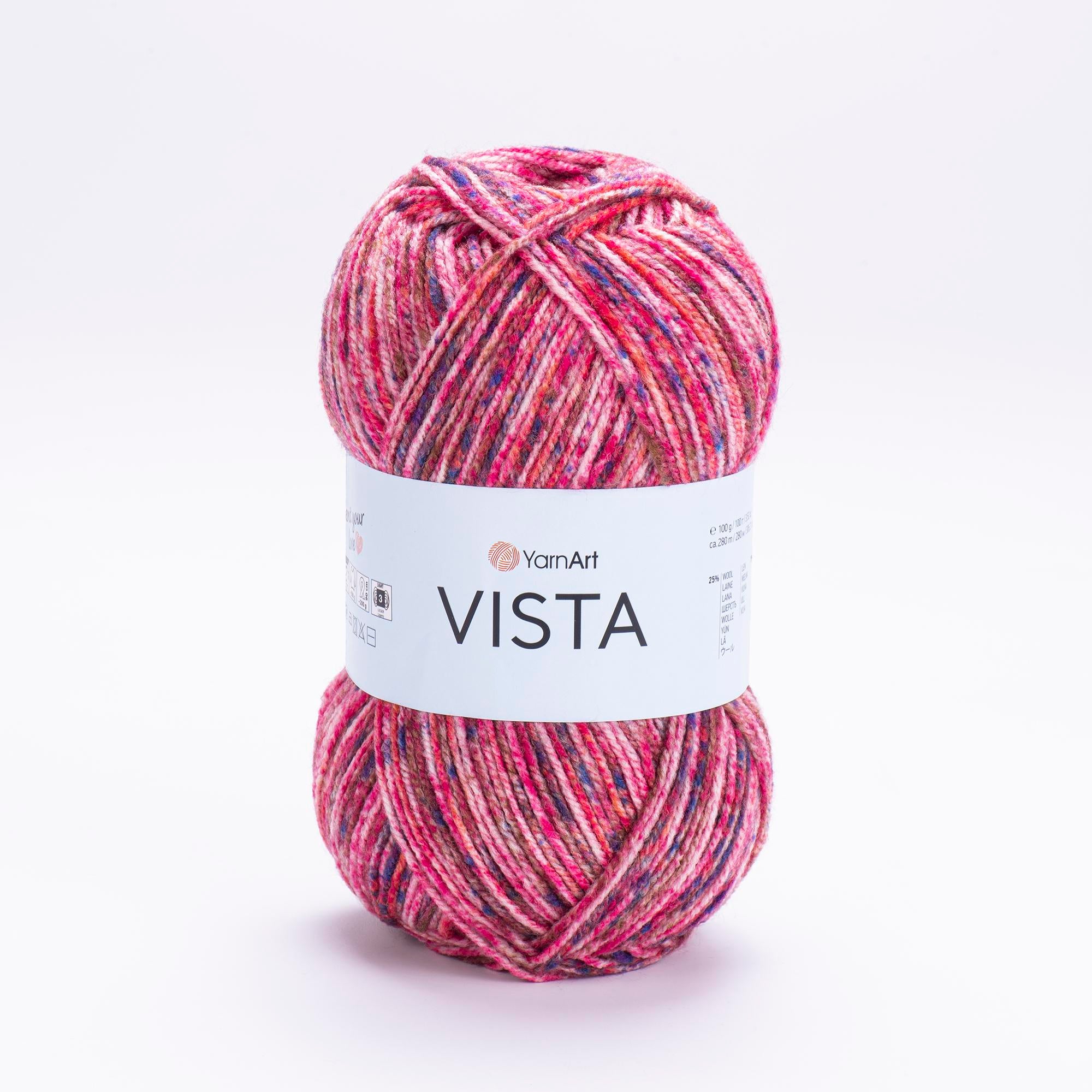 Yarn Art Vista / 100g Double Knit 25% Wool -75% Acrylic