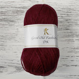 Knitco Good Old Fashioned DK PACK OF 5 Yarn / Wool - 100g Double Knit Ball 40 Shades