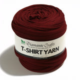 Diamante Crafts Tshirt Yarn - 650g - 110m - 85% Cotton - 10% Recycled Fibres - 5% Elastane