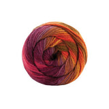 Papatya Batik Dk Variegated Pack Of 5 - 100g, 100% Acrylic, 360m
