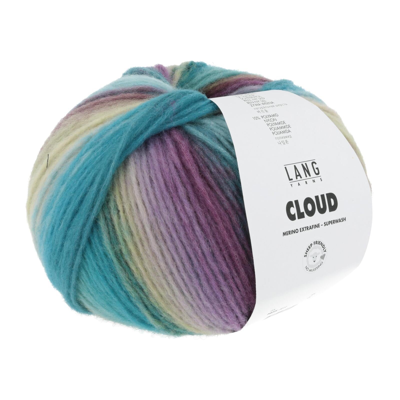 Cloud Lang Yarns, 100g, 260m, 90% merino, 10% nylon