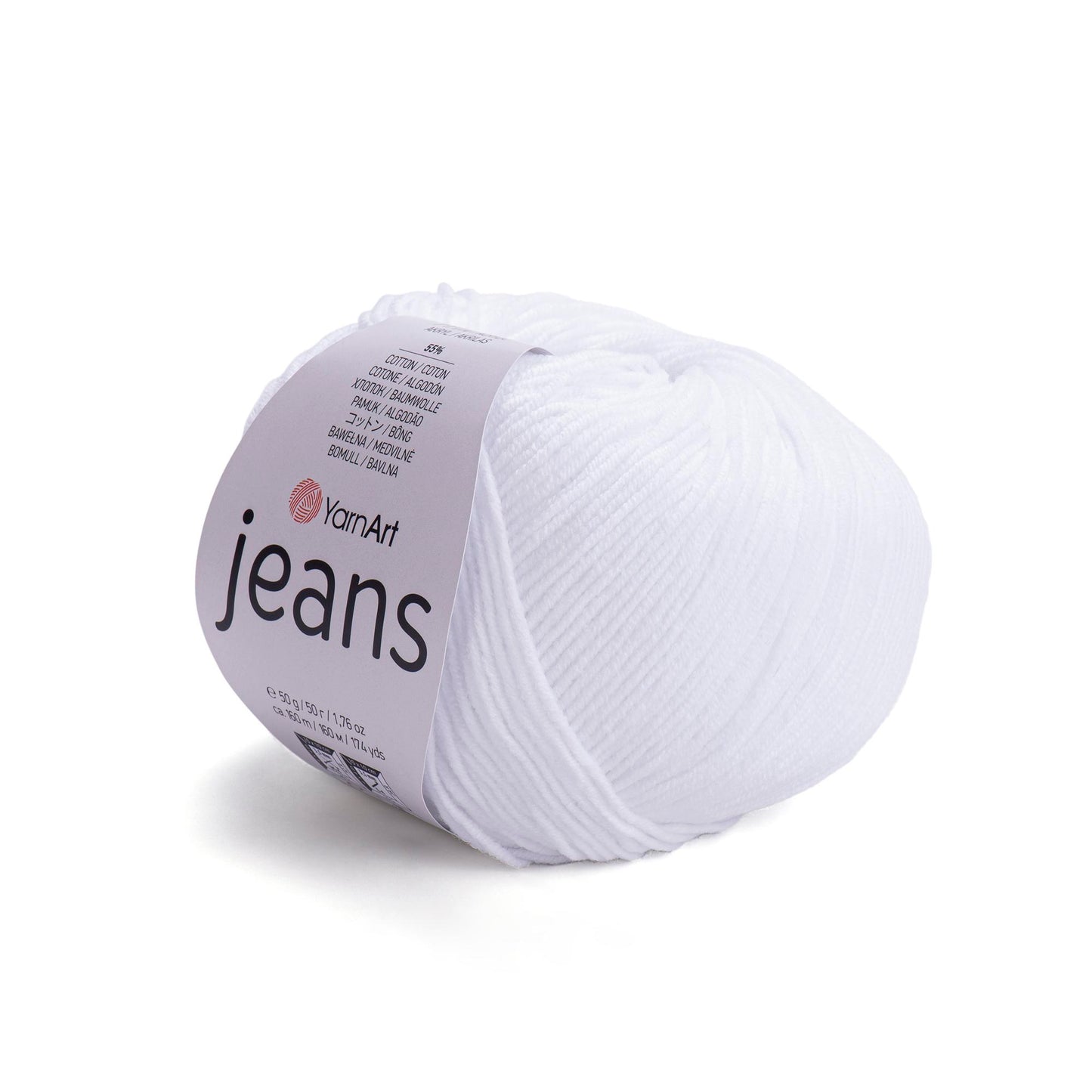 Yarn Art - JEANS - 55% Cotton ? 45% Acrylic, 160m Knitting and Crochet Yarn