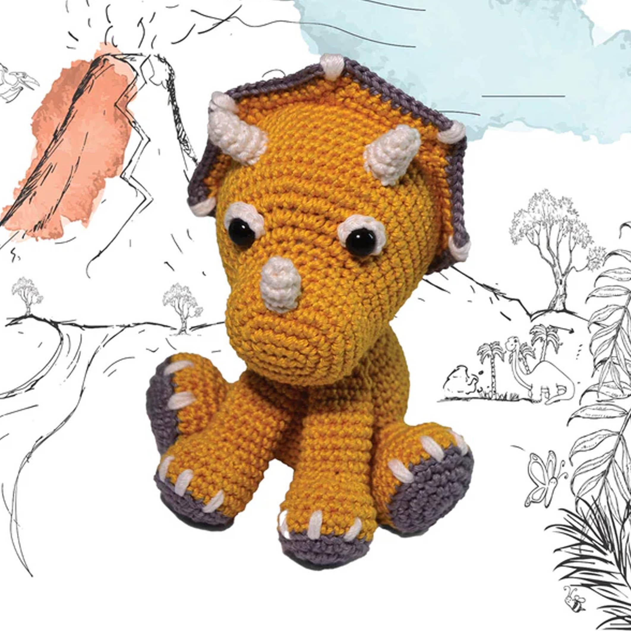 Knitty Critters - Jurassics - DIY Amigurumi Crochet Kit