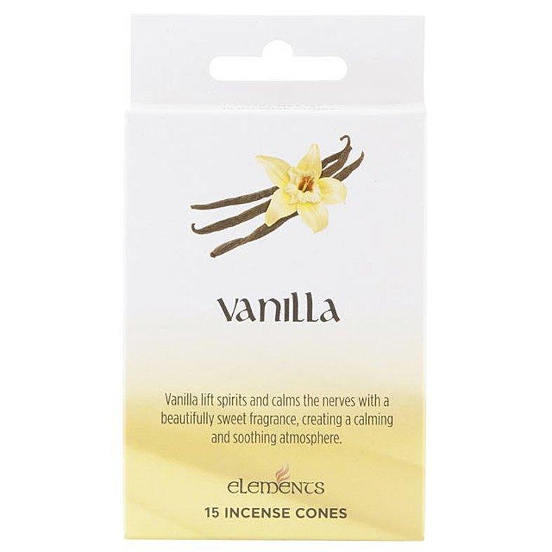 Pack of 15 Elements Incense Cones Long Burning Home Fragrance Selection of Aromatic Scents