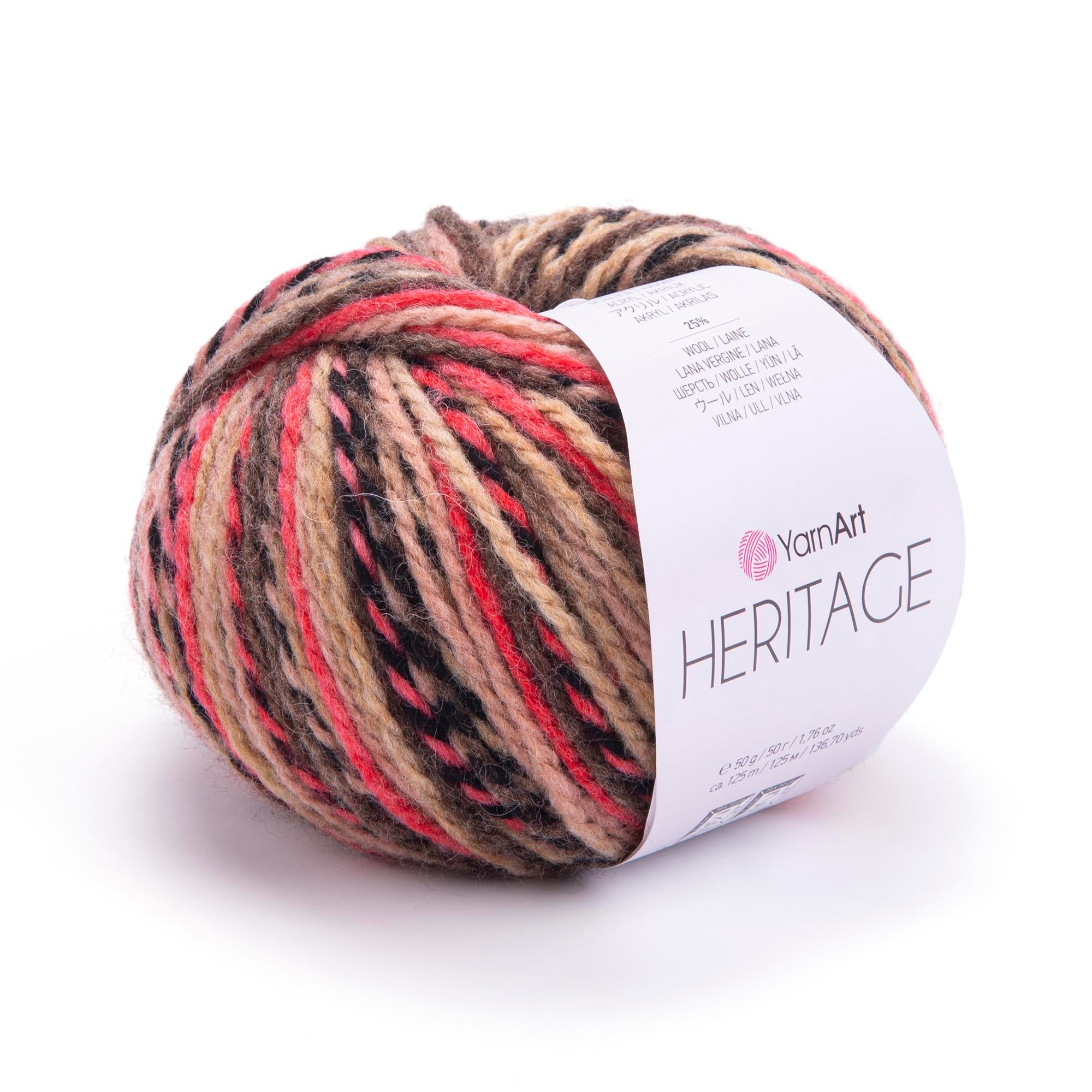 Yarn Art Heritage - 50g, 25% Wool / 75% Acrylic