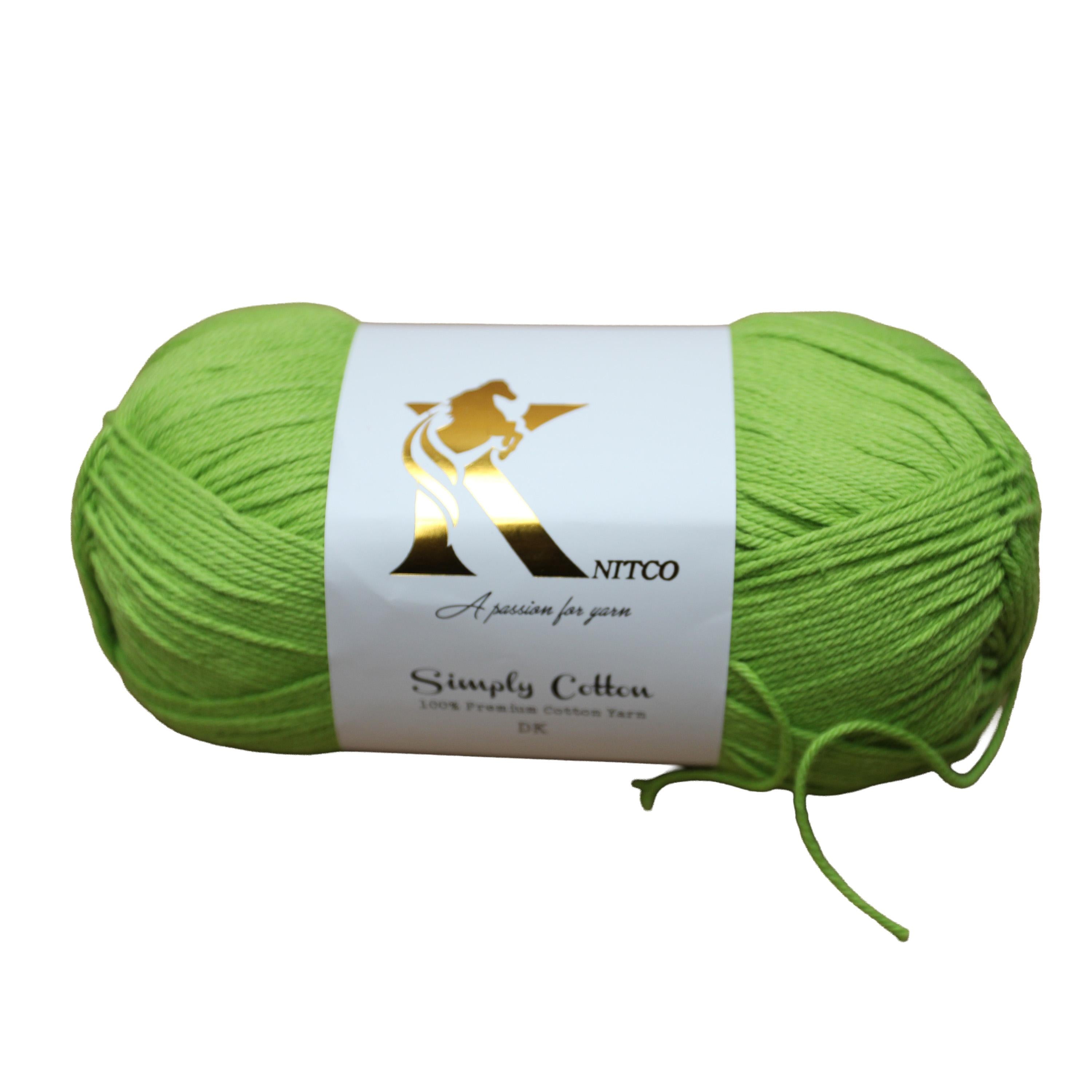 KnitCo Simply Cotton - 100g, 250m, 100% Cotton