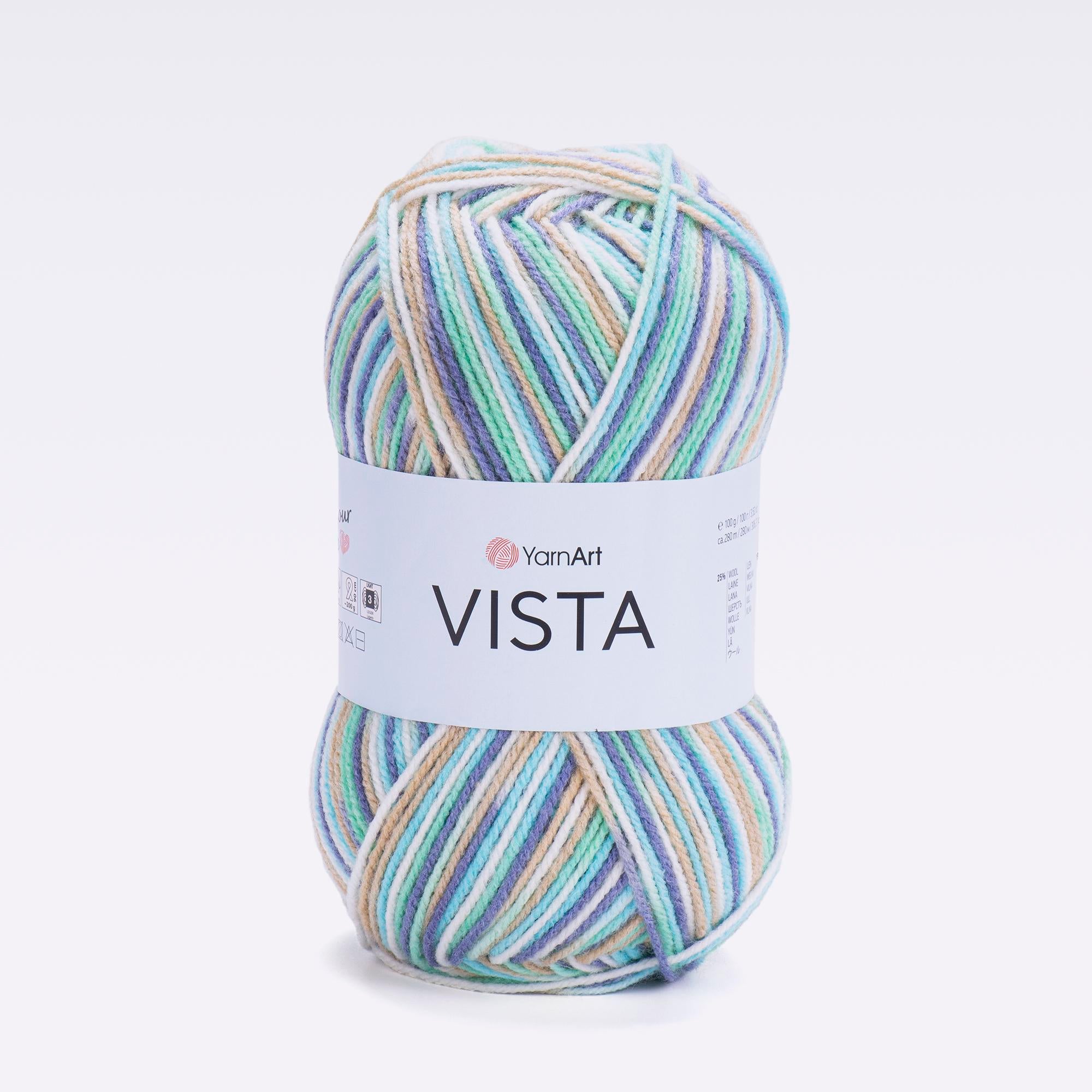 Yarn Art Vista / 100g Double Knit 25% Wool -75% Acrylic