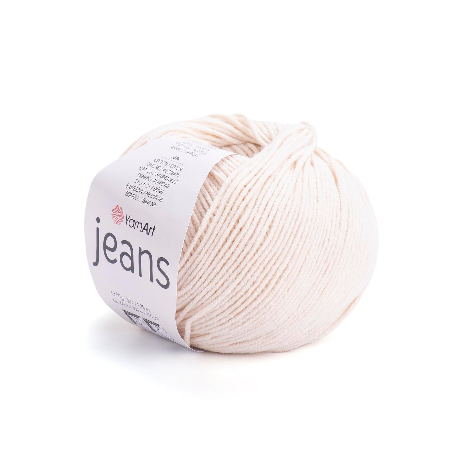 Yarn Art - JEANS - 55% Cotton ? 45% Acrylic, 160m Knitting and Crochet Yarn