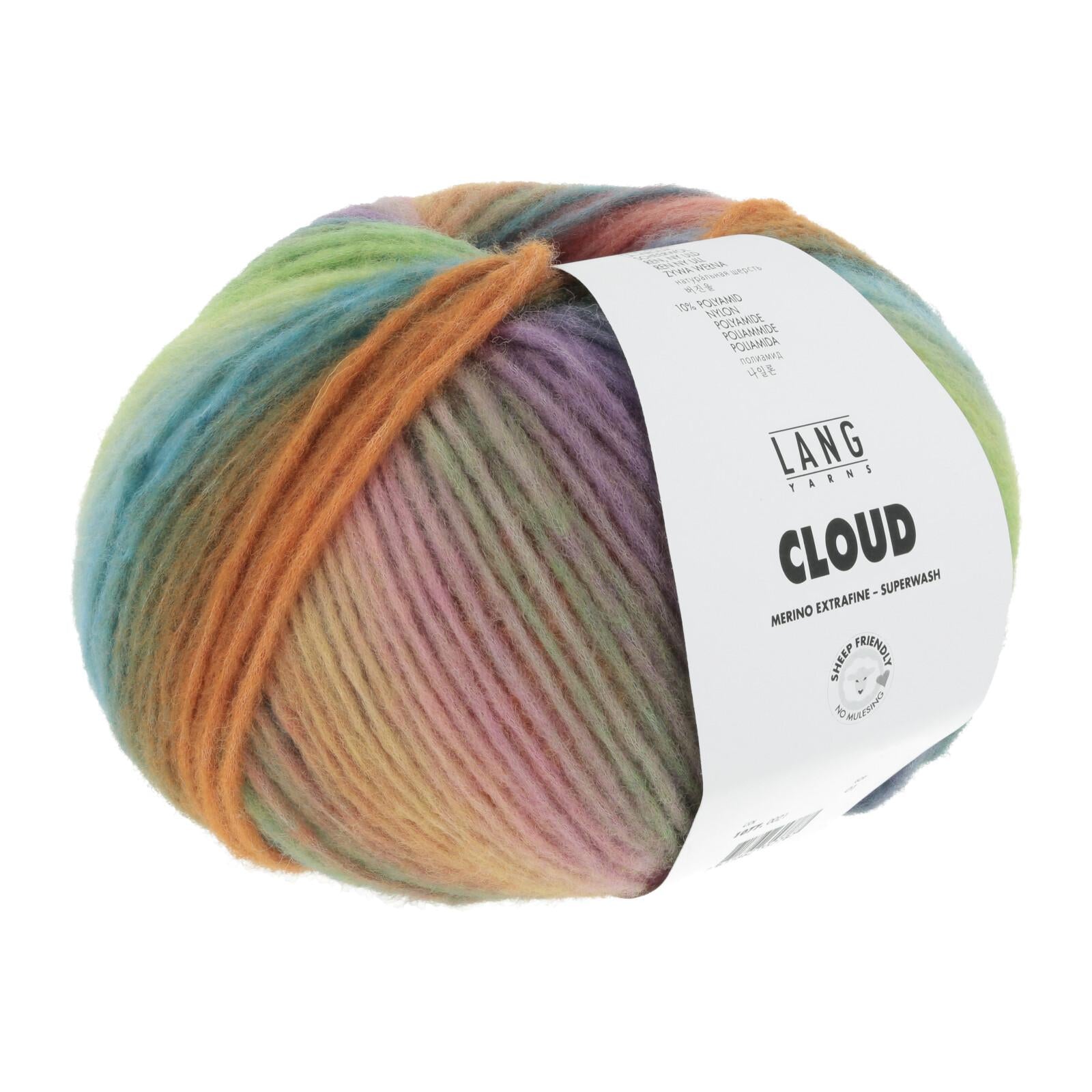 Cloud Lang Yarns, 100g, 260m, 90% merino, 10% nylon
