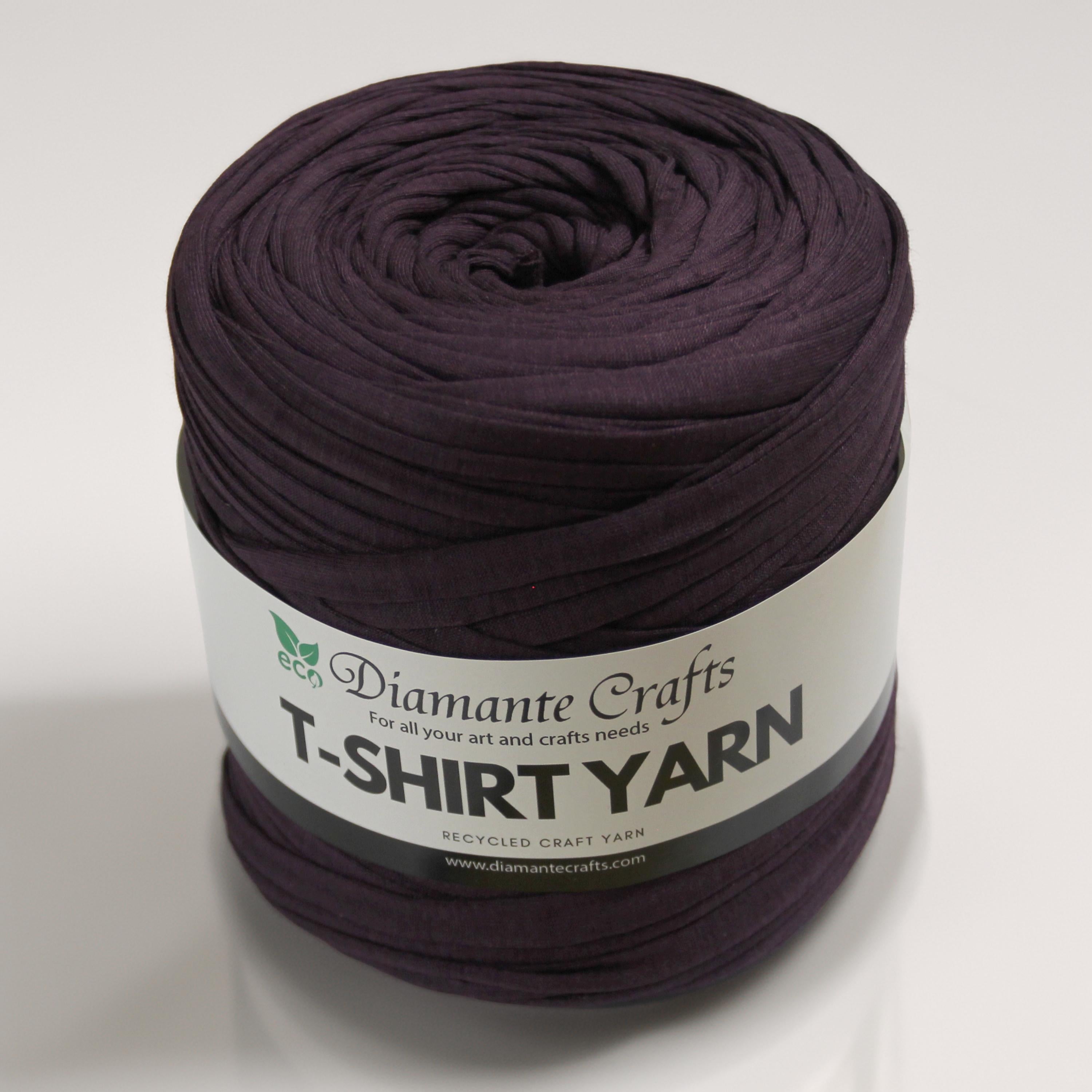 Diamante Crafts Tshirt Yarn - 650g - 110m - 85% Cotton - 10% Recycled Fibres - 5% Elastane