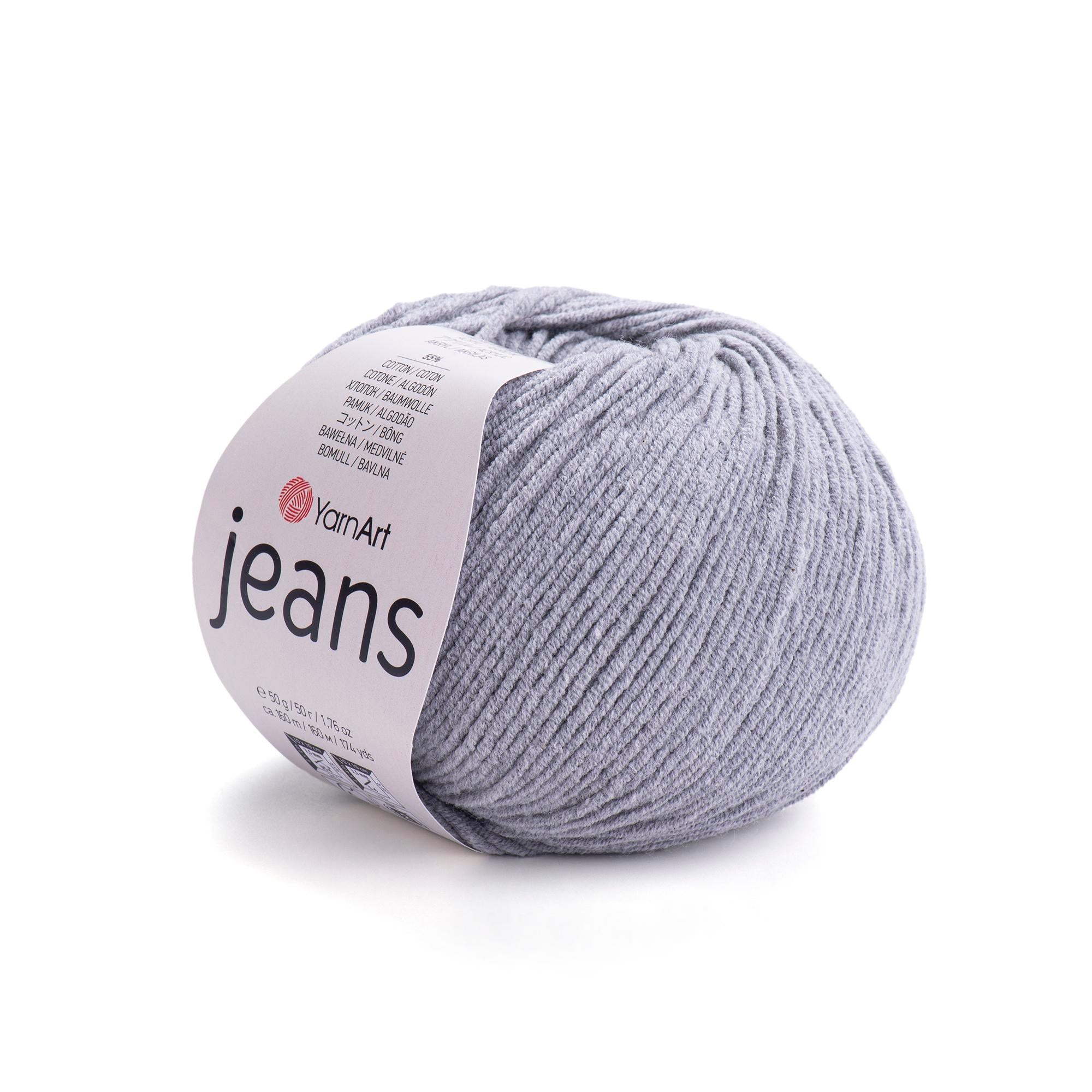 Yarn Art - JEANS - 55% Cotton 45% Acrylic, 160m Knitting and Crochet Yarn