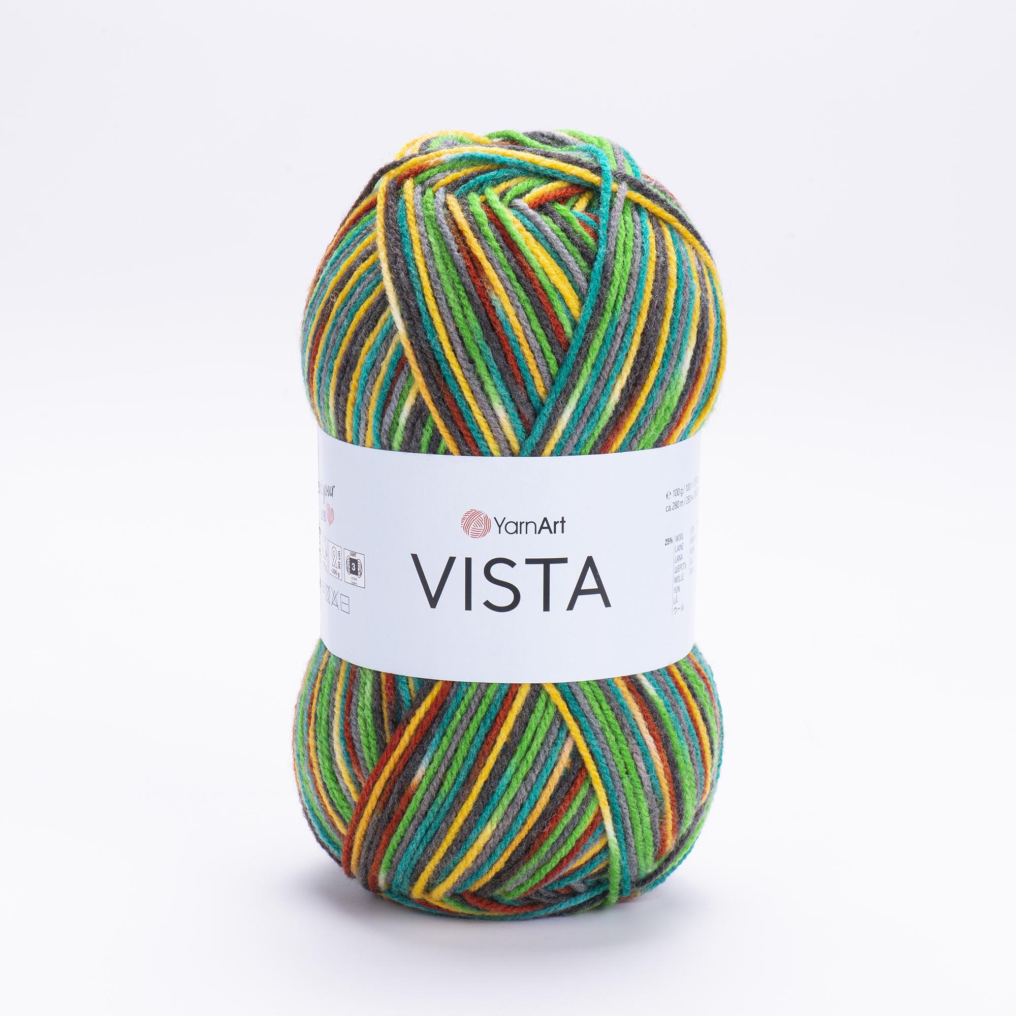 Yarn Art Vista / 100g Double Knit 25% Wool -75% Acrylic
