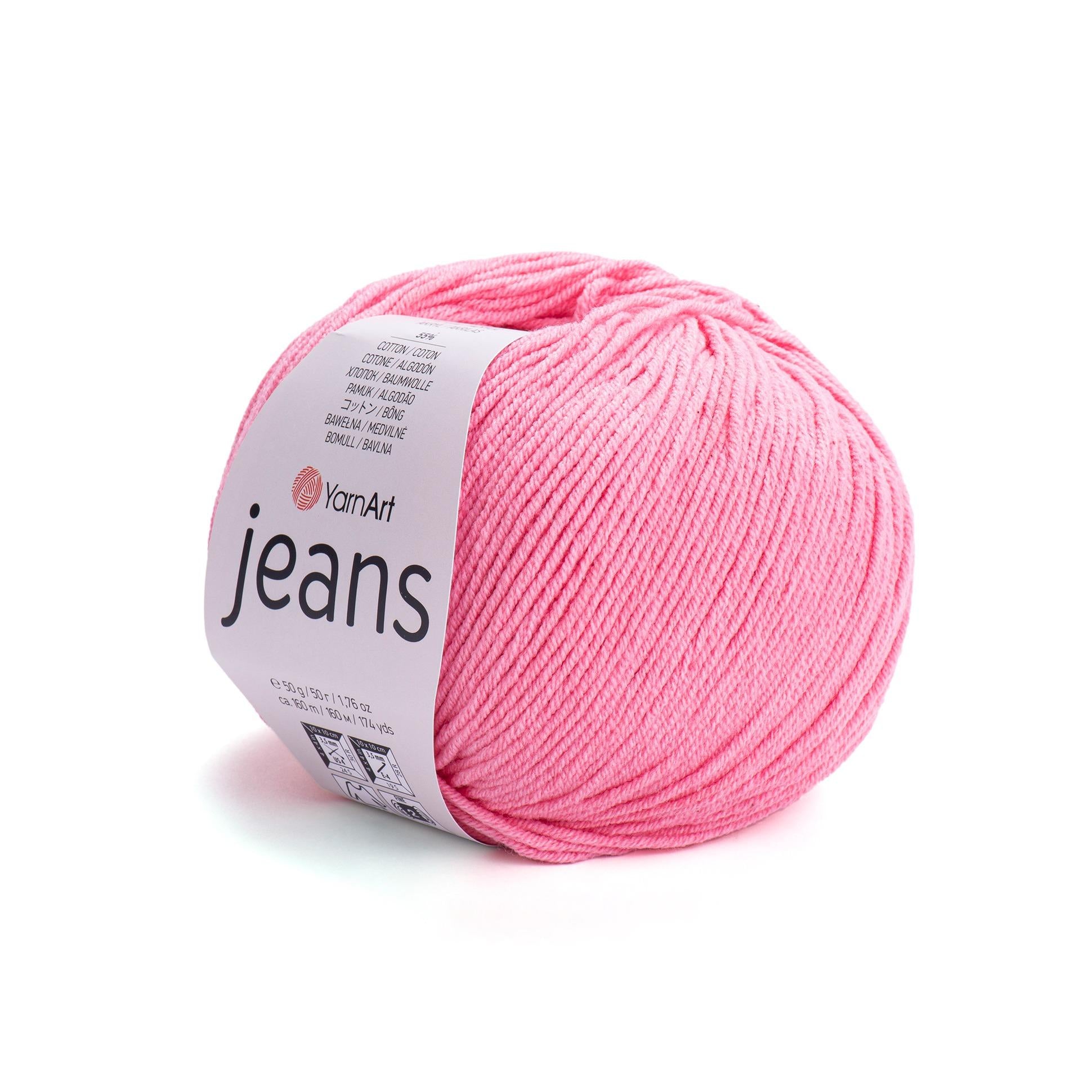 Yarn Art - JEANS - 55% Cotton 45% Acrylic, 160m Knitting and Crochet Yarn