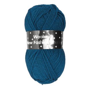 Woolcraft / New fashion chunky Knitting Yarn / Wool - 100g - Kingfisher