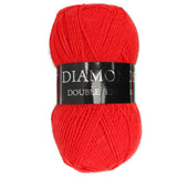 Woolcraft DIAMONDS TINSEL New Fashion Knitting Yarn / Wool - 100g Ball - Matador Red