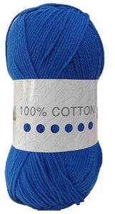 Cygnet 100% COTTON DK Knitting Yarn / Wool - 100g Double Knit Ball - Lagoon