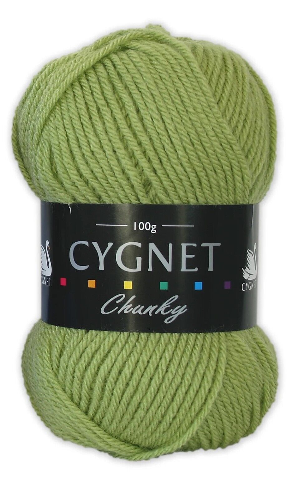 Cygnet CHUNKY Knitting Yarn / Wool - 100g Chunky Knit Ball - Kiwi
