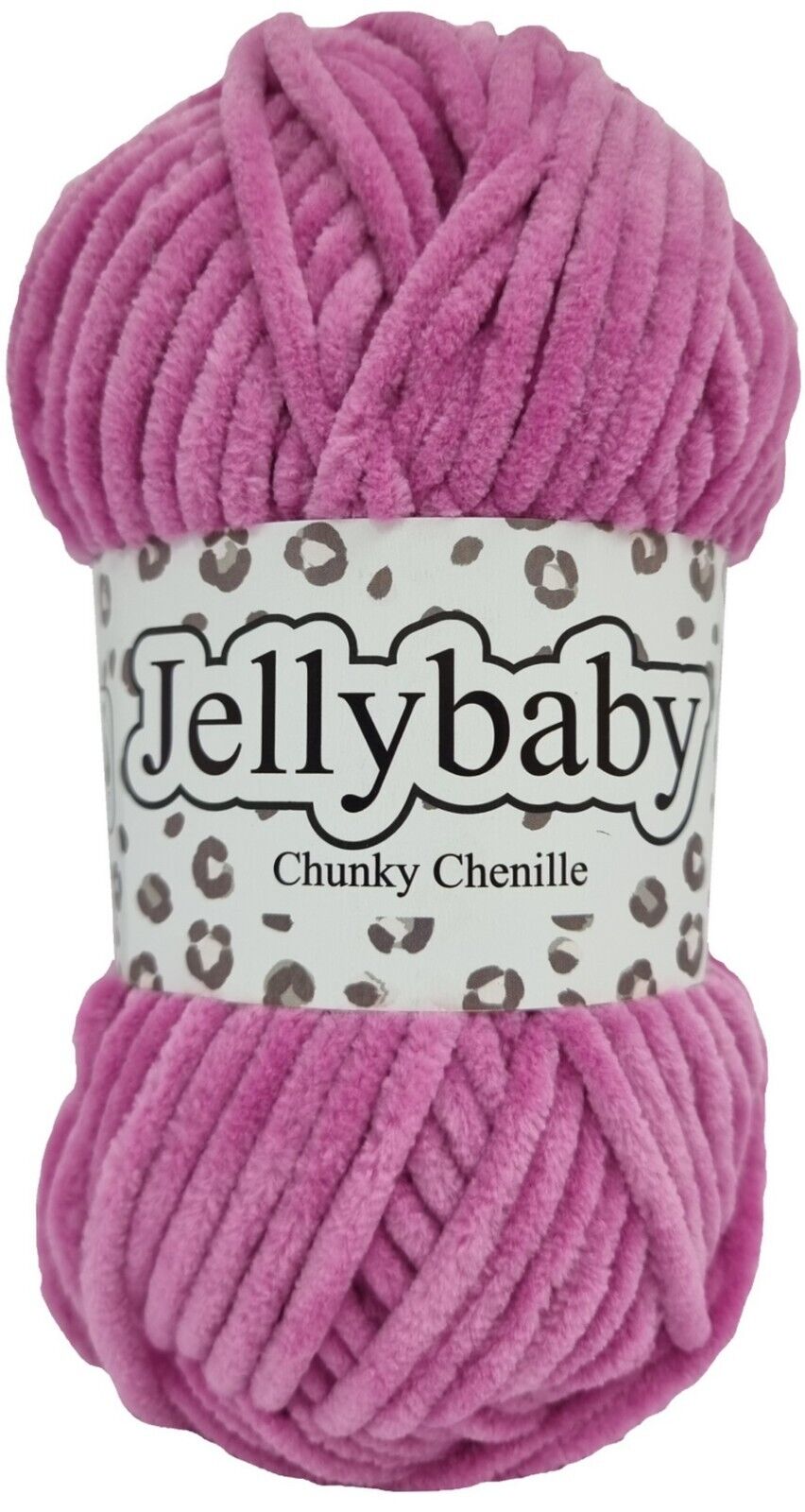 Cygnet JELLYBABY Supersoft Chenille Chunky Knitting Crochet / Yarn - 100g Ball - Bubblegum