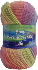 Cygnet BABY COLOUR SOFT DK Knitting Yarn / Wool - 100g - Peachy O