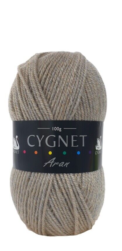 Cygnet ARAN Knitting Yarn / Wool - 100g Acrylic Crochet Knit Ball - Harvest