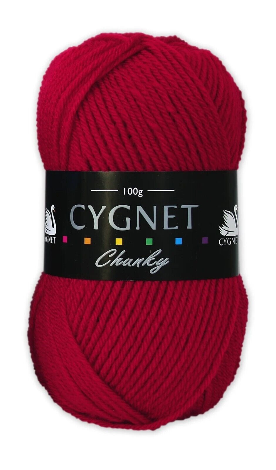 Cygnet CHUNKY Knitting Yarn / Wool - 100g Chunky Knit Ball - Red