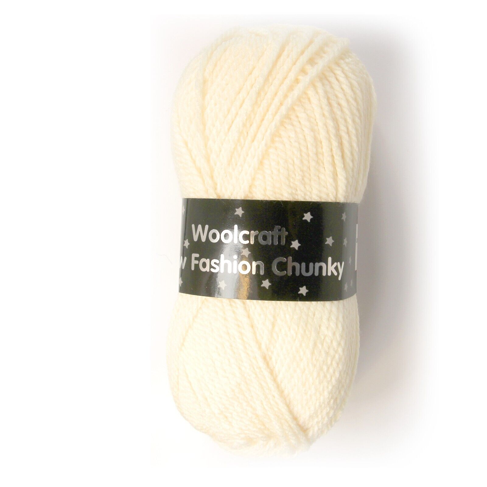 Woolcraft / New fashion chunky Knitting Yarn / Wool - 100g - Cream