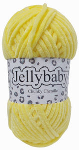 Cygnet JELLYBABY Supersoft Chenille Chunky Knitting Crochet / Yarn - 100g Ball - Dandelion