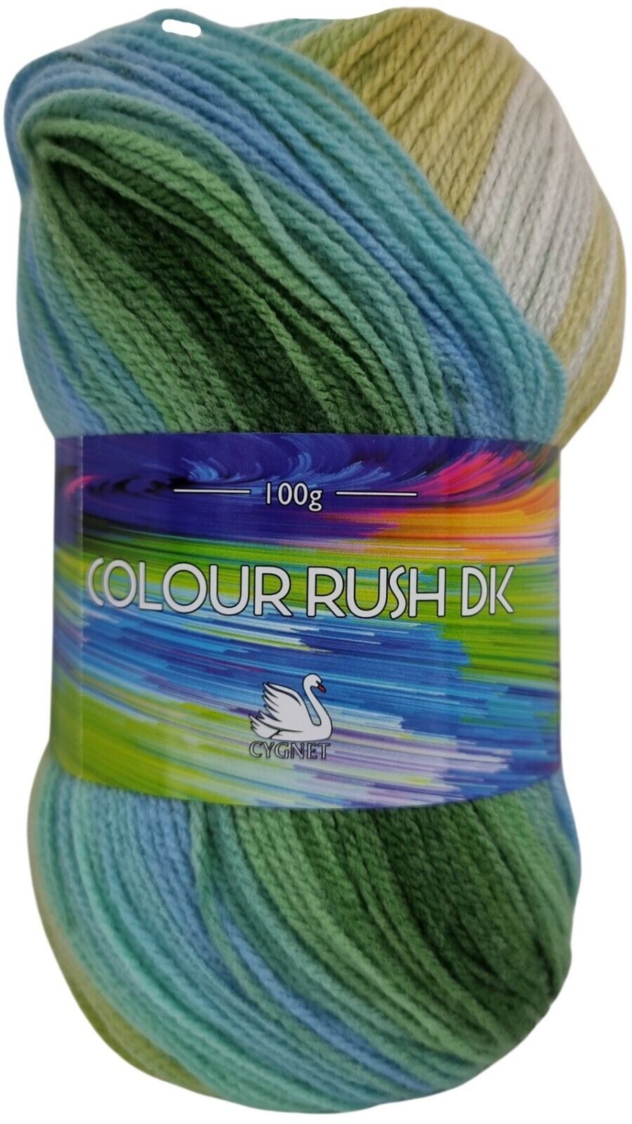 Cygnet COLOUR RUSH DK Knitting Yarn / Wool - 100g Double Knit Ball - Seafoam