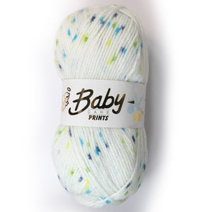 Woolcraft BABY SPOT PRINTS Knitting Yarn / Wool - 100g Ball - Thumberlina