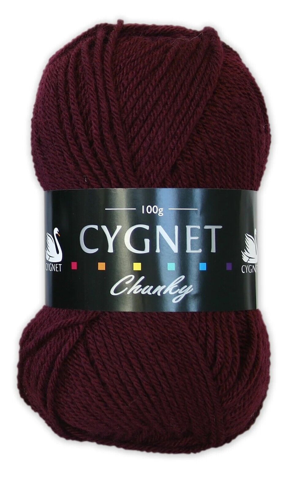 Cygnet CHUNKY Knitting Yarn / Wool - 100g Chunky Knit Ball - Wine