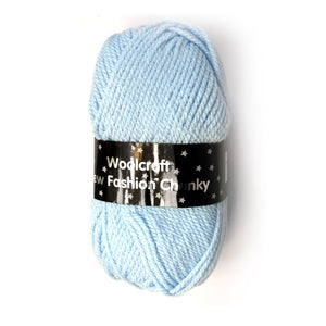 Woolcraft / New fashion chunky Knitting Yarn / Wool - 100g - Baby Blue