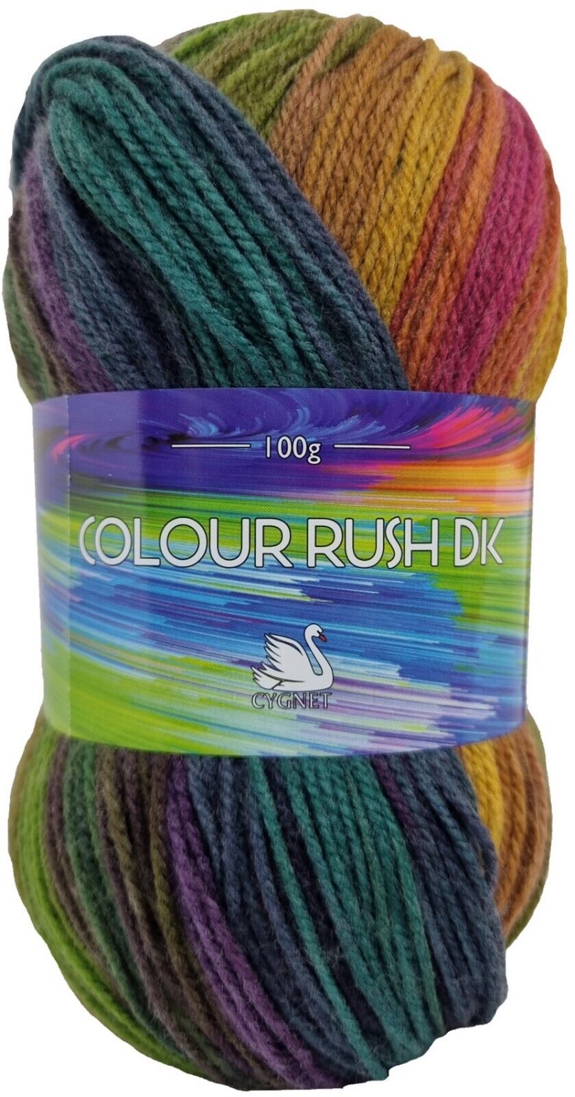 Cygnet COLOUR RUSH DK Knitting Yarn / Wool - 100g Double Knit Ball - Pepper