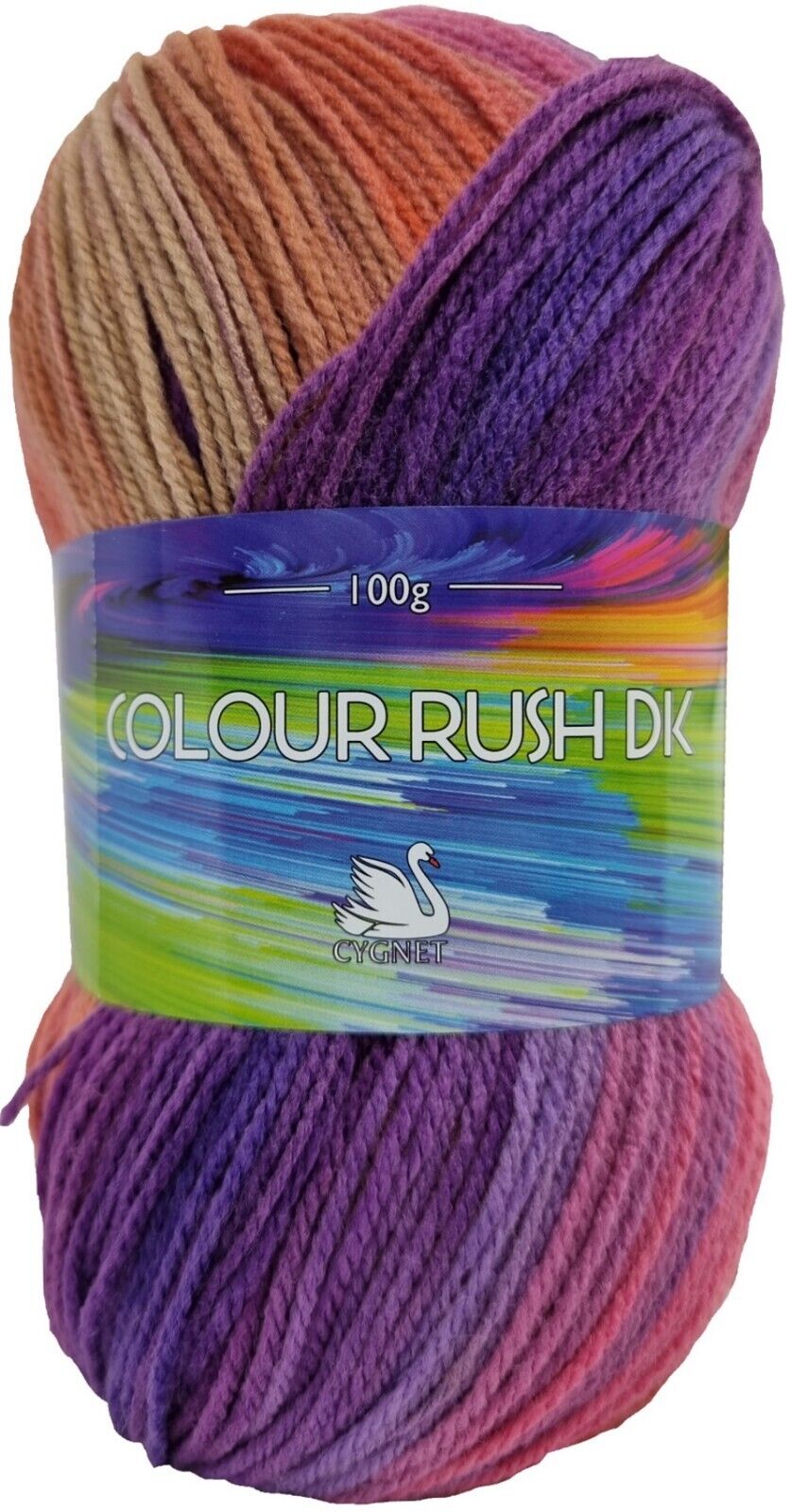 Cygnet COLOUR RUSH DK Knitting Yarn / Wool - 100g Double Knit Ball - Dust Storm