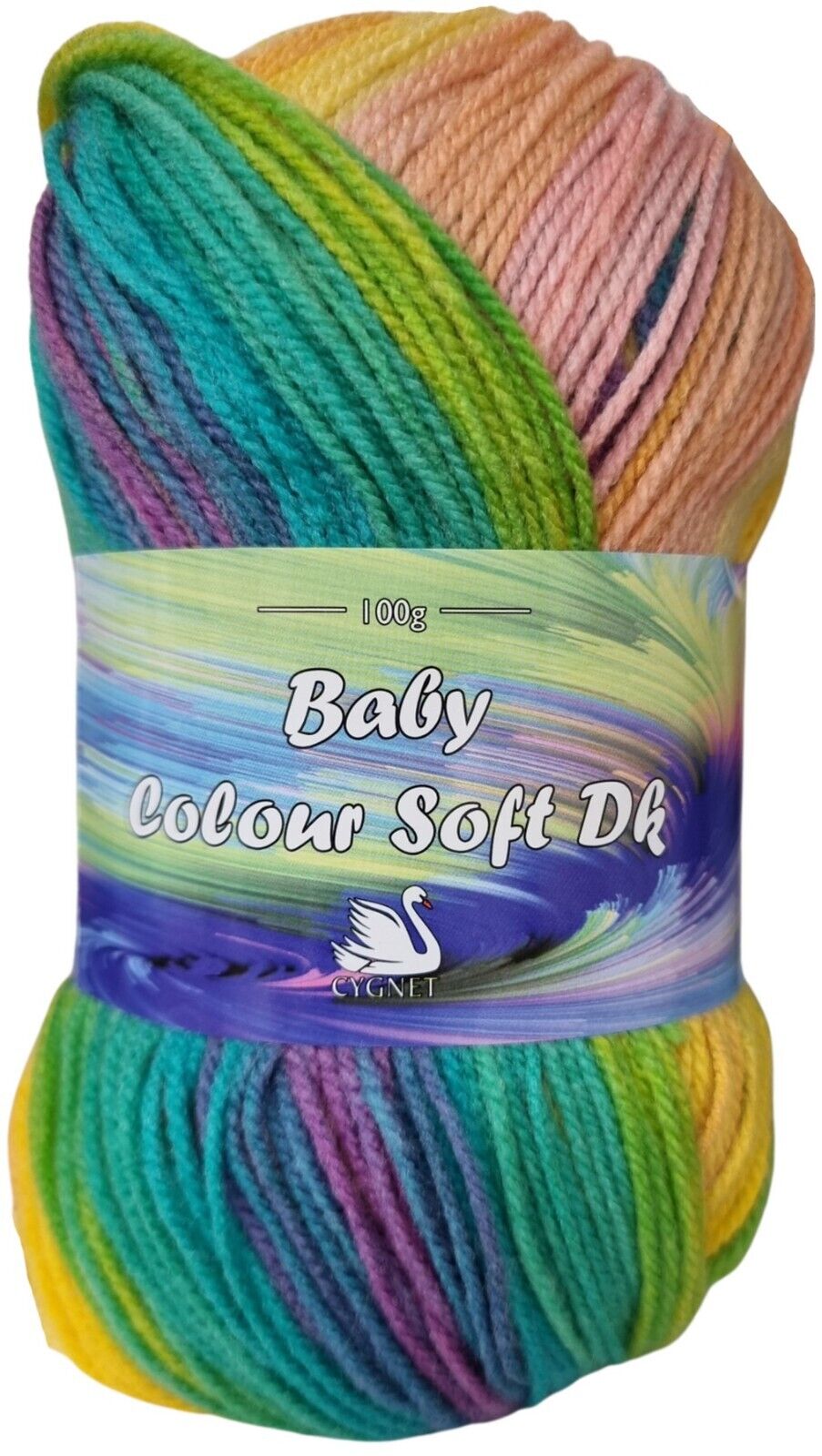 Cygnet BABY COLOUR SOFT DK Knitting Yarn / Wool - 100g - Cloverdale