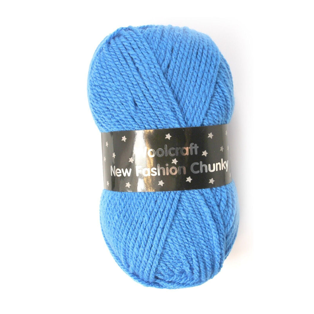 Woolcraft / New fashion chunky Knitting Yarn / Wool - 100g - Saxe