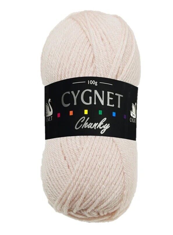 Cygnet CHUNKY Knitting Yarn / Wool - 100g Chunky Knit Ball - Bisque
