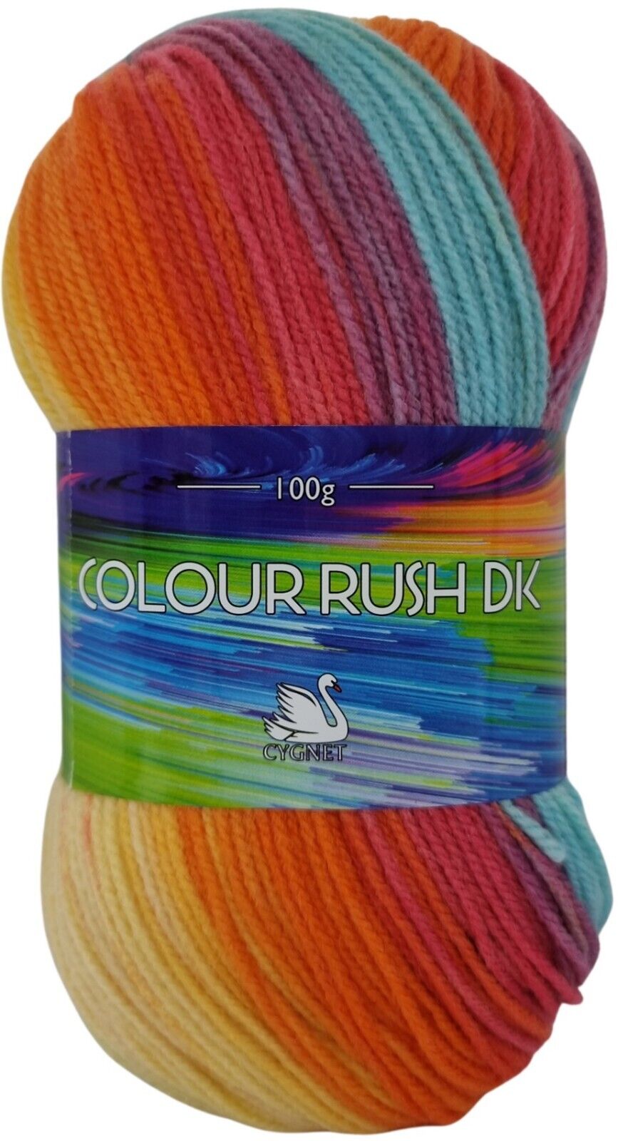 Cygnet COLOUR RUSH DK Knitting Yarn / Wool - 100g Double Knit Ball - Calypso