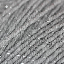 Load image into Gallery viewer, Woolcraft DIAMONDS TINSEL New Fashion Knitting Yarn / Wool - 100g Ball - Silver
